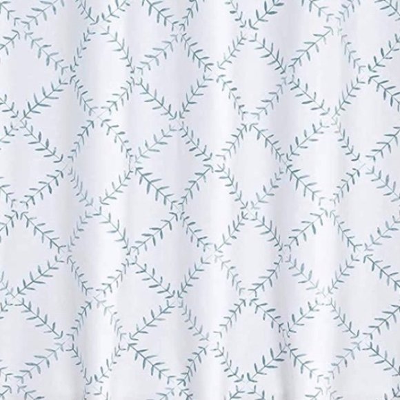 kate spade Bath Kate Spade Shower Curtain Fern Trellis White Blue